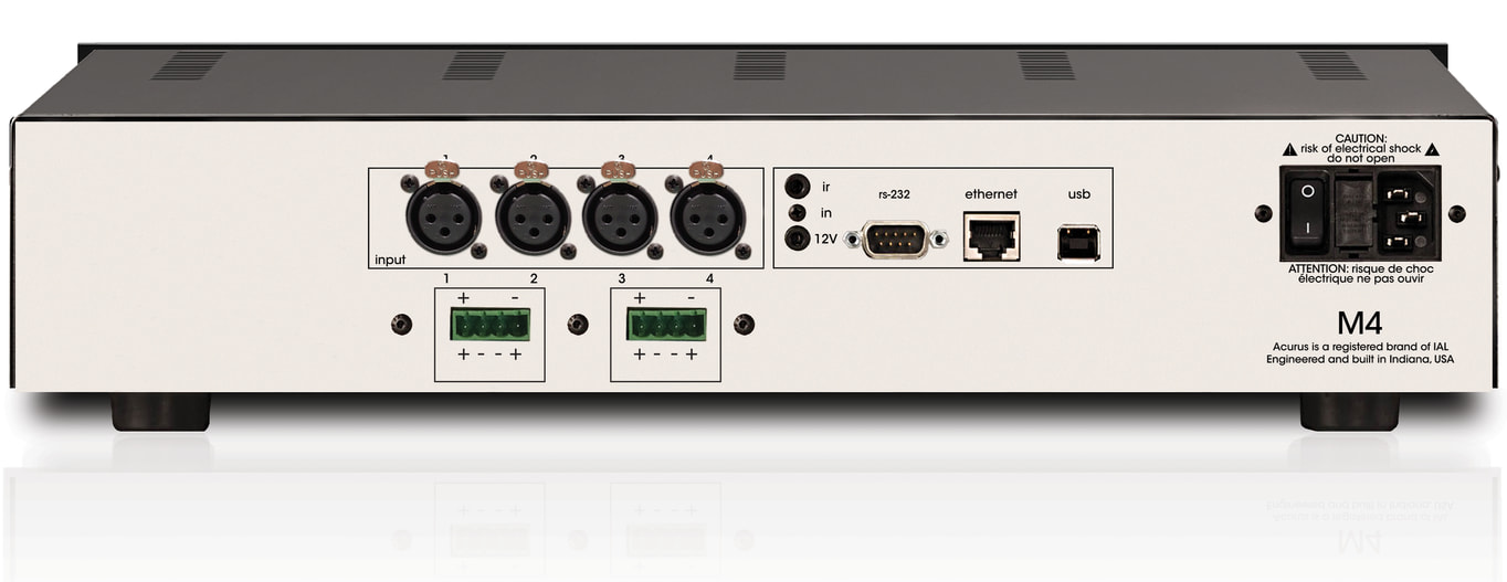 Acurus M4 4-channel Power Amplifier Rear