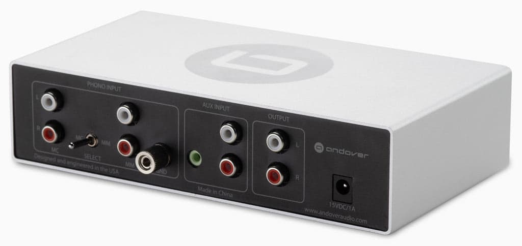 Andover Audio SpinStage Phono Preamp Rear