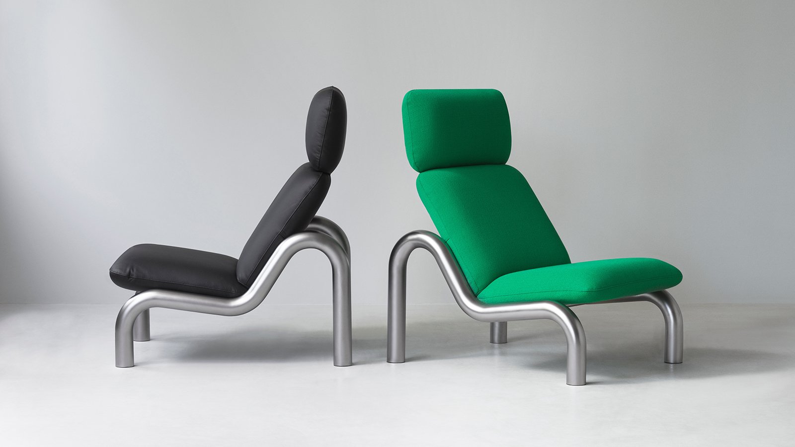 Tube lounge chairs by Normann Copenhagen, launched at 3daysofdesign 2024