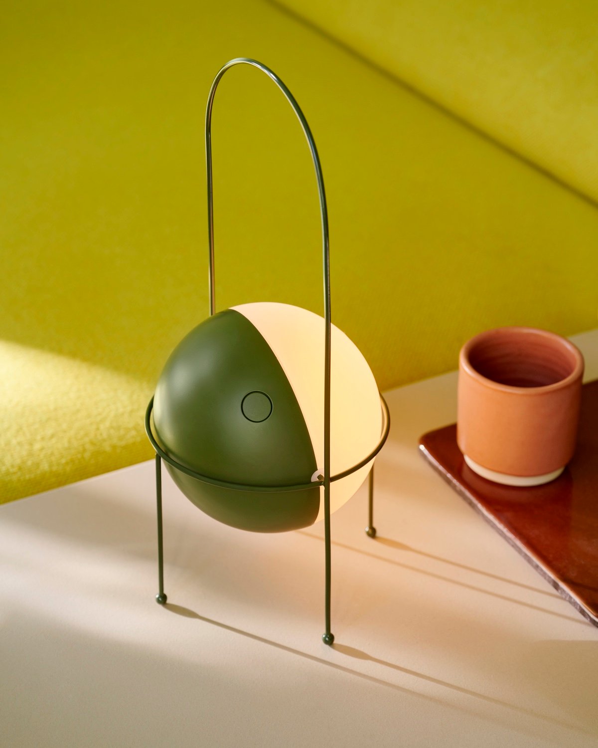 Madco portable table lamp by Elisa Ossino for Ambientec