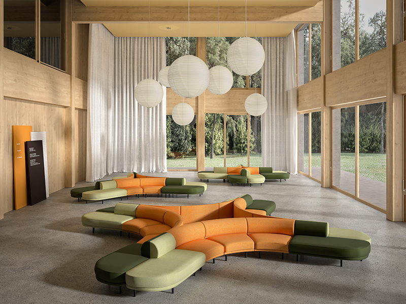 Sir modular seating by Andreu World