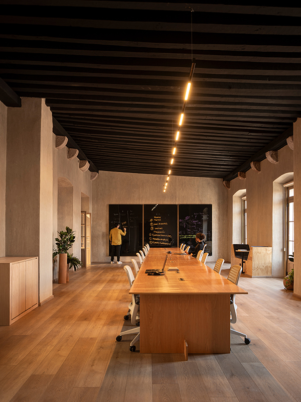 Conference room at Corporativo GO office in Morelia, Mexico