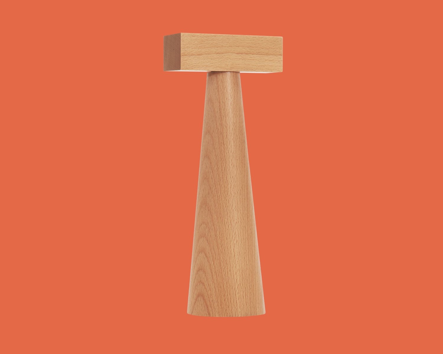 One of Azure's top gifts for architects from our 2024 guide is this wooden pepper mill featuring a blocky top and cone-shaped base.