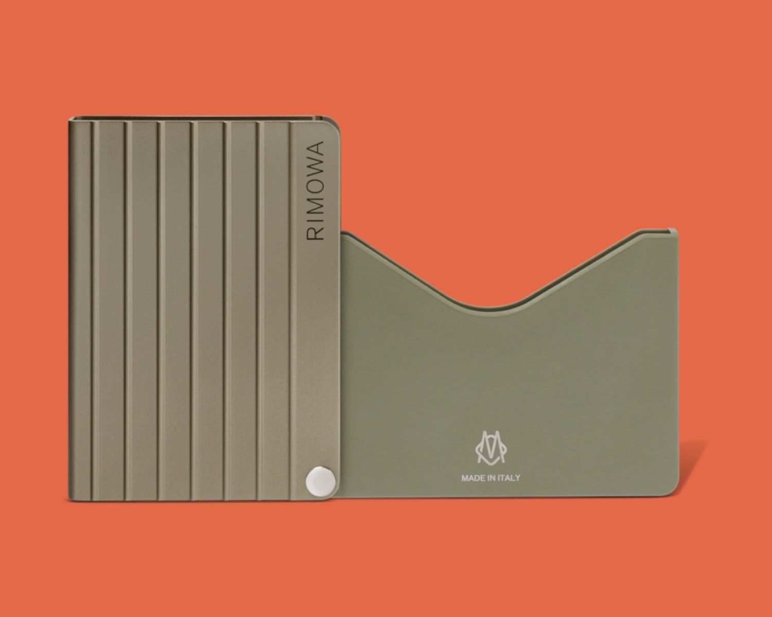 One of Azure's top gifts for architects from our 2024 guide is this green metal wallet by Rimowa.