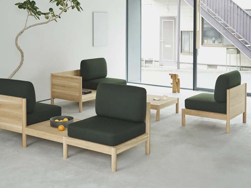 Castor Lobby Sofa System by Karimoku