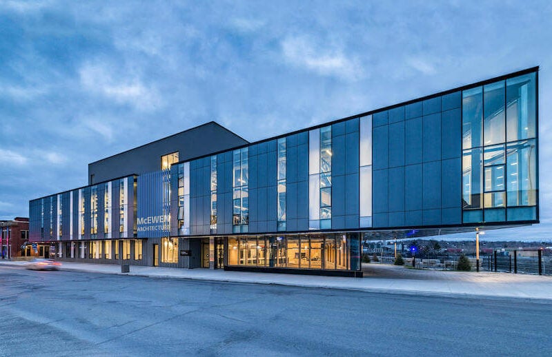 The McEwan School of Architecture building at Laurentian University was designed by LGA Architectural Partners