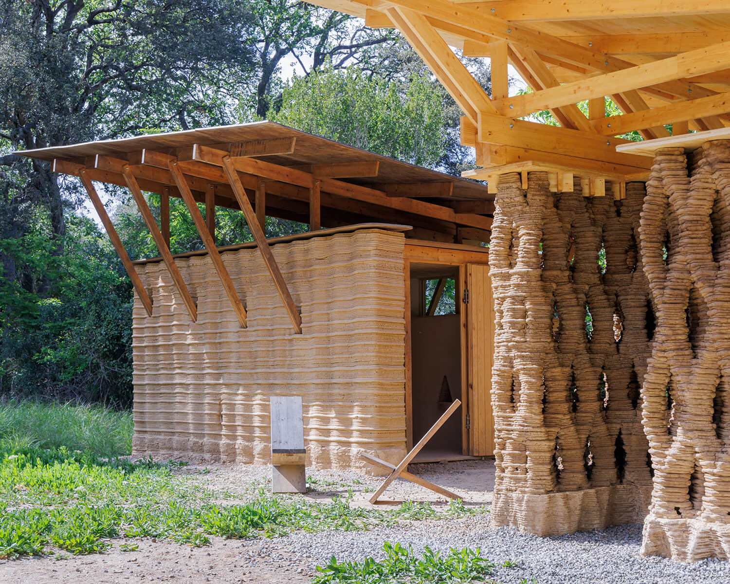 The 3D printed Earth Forest Campus is one of six projects pushing the boundaries of sustainable design.