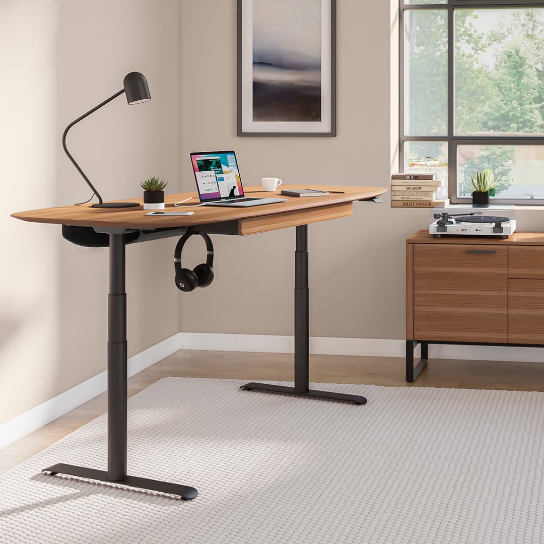 BDI Soma 6352 Standing Desk in Walnut