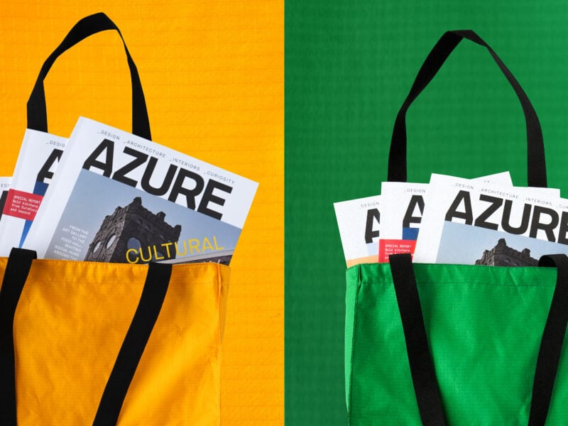 Azure tote bags