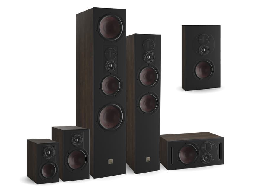 DALI Opticon MK2 Loudspeakers in Tobacco Oak