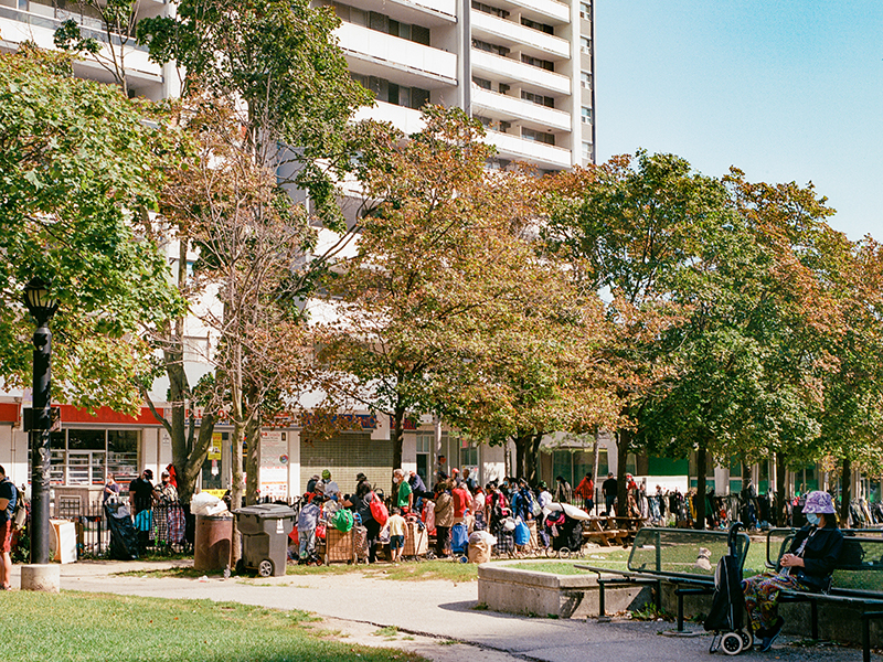 Residential tower in St. James Town, Toronto