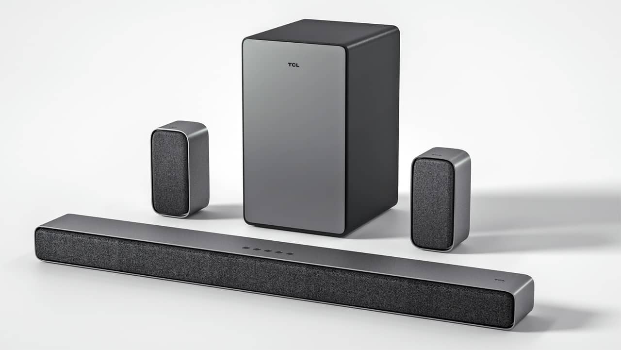 TCL Q6510 Soundbar System with subwoofer and rear speakers