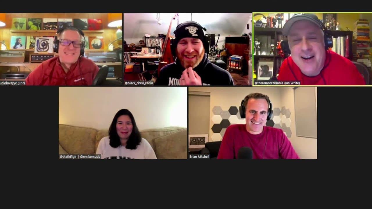 Screenshot from YouTube Live ecoustics Podcast